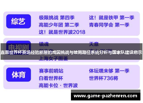 直面世界杯赛场经验断层的成因挑战与破局路径系统分析与国家队建设启示